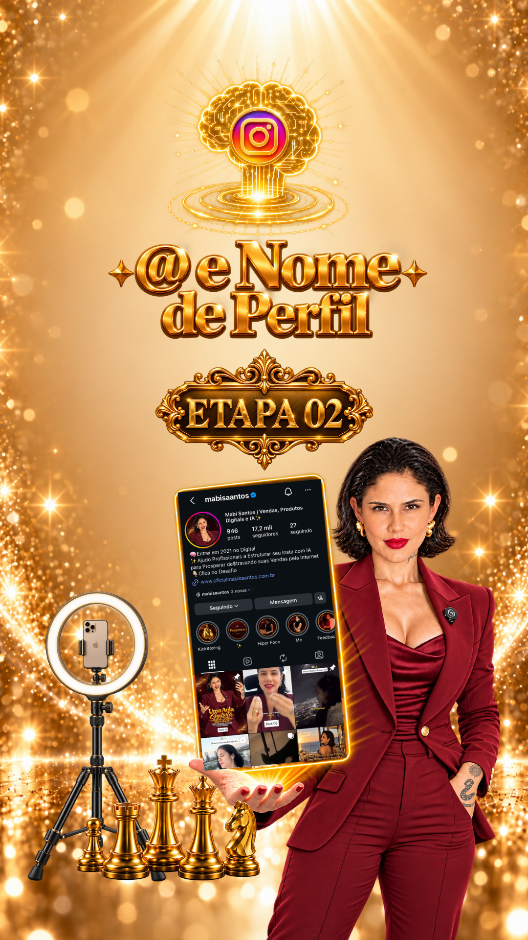 Etapa 02 — @ e Nome de Perfil